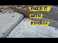 Download Lagu Repair an uneven sidewalk. #quickcrete #pepegomez #apartmentmaintenance