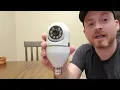 Smart Wireless Light Bulb Security Camera Unboxing