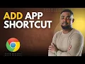 Create Chrome App Shortcuts on Desktop FAST Windows 11 10