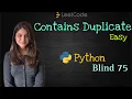 Leetcode 217 Contains Duplicate Python