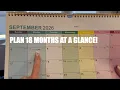 18 Month Large Academic Wall Calendar Review Perfect for Family School Planning