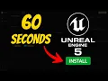 How to Install Unreal Engine 5 in 60 Seconds 2026 Beginner Tutorial FASTEST UE5 Guide