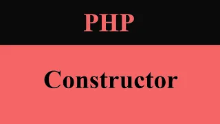 constructor in php phpstarters