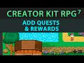Creator Kit RPG UNITY How to Add Quests Linked With Dialogues Inventory Items and Rewards
