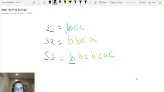The Interleaving Strings Problem - Leetcode Problem 97 Memoization Solution