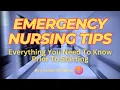 Emergency Nursing Tips for New Grad ER Nurses What to do before your first day