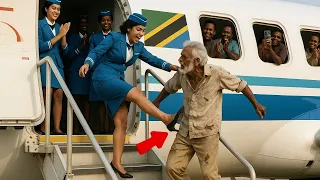 walimzuia mzee maskini kuingia kwenye ndege baadae kidogo kila mtu alitetemeka chibu stories