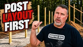 Planning and Setting Posts for a Budget Pole Barn Build