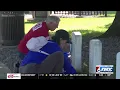 Quad Cities volunteers honor patriots on Arsenal cemetery My dad would do this for me