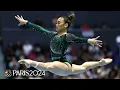Suni Lee competes on vault floor and beam at 2024 Core Hydration Classic NBC Sports