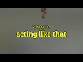 YUNGBLUD feat. Machine Gun Kelly - acting like that (Lyrics)