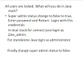 SAP JAVA STACK - Interview questions