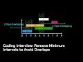Coding Interview Remove Minimum Intervals to Avoid Overlaps Leetcode Greedy Algorithm