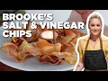 Brooke Williamson s Salt Vinegar Chips with Cheese Dip Bobby s Triple Threat Food Network