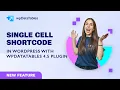 How to Use Single Cell Shortcode in wpDataTables WordPress Tables and Charts plugin