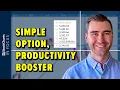 This Simple Little Option Is A HUGE Productivity Booster