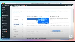 How to Add Code Snippets in WordPress Using WPCODE Plugin Step-by-Step