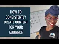 How To Consistently Create Content For Your Audience Boss Teacher Online Course