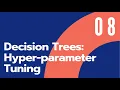 Hyper-parameter Tuning using GridSearchCV Decision Trees Part 8