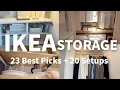 23 Best IKEA Storage Ideas 20 Real-Life Setups Room-by-Room Tour