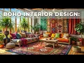 BohoI nterior Design Stunning Ideas to Transform Your Space into a Cozy Bohemian Paradise