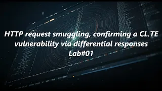 HTTP request smuggling confirming a CL TE vulnerability via differential responses - Lab