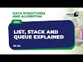 List Stack and Queue Explained Data Structure and Algorithm