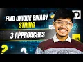 1980 Find Unique Binary String 3 Ways