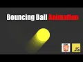 Create a Bouncing Ball Animation using JavaScript and HTML5 Canvas Beginner Level Tutorial