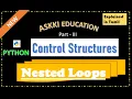 12th Computer Science Chapter 6 Control Structures - Nested loops in Python English Medium Part