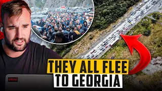MOBILIZATION GEARS UP! Exodus from Russia has Started - Traffic Jams on the Border