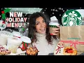 STARBUCKS HOLIDAY MENU IS HERE Taste Testing Everything Honest Review