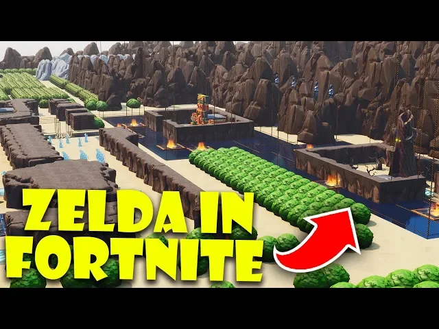 The Original Legend of Zelda In Fortnite with 9 Dungeons!