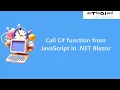 Call C function from JavaScript in NET Blazor