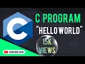 How to print Hello World using Visual Studio code C programming