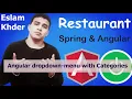 Angular dropdown-menu with Categories