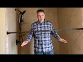BRIOFOX Industrial Shower Curtain Rod - Never Rust Non-Slip 43-72 Inch Stainless Steel