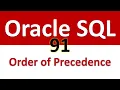 Oracle SQL Developer Tutorial For Beginners 91 Arithmetic Operations Order of Precedence
