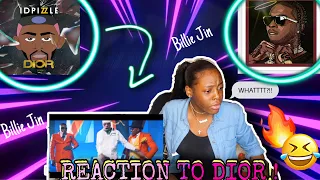 IDPizzle - Billie Jin ( Dior Remix) Official Video ( REACTION)