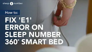 How To Fix An E1 Error On A Sleep Number 360 Smart Bed