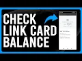 How to Check Link Card Balance Step-by-Step Process