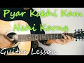 Download Lagu pyar kabhi kam nahi karna easy guitar lesson | Prem Pratigya | Madhuri Dixit, Mithun