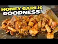 NEW Chicken Recipe on the Blackstone - Honey Garlic Chicken Bites