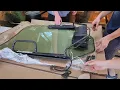 Installing a Replacement Bobcat M Series Door Glass 7120401 Yes you can buy these on Amazon