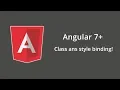 Your complete guide in Angular in Arabic - 14 Class and style binding