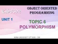 CS8392 - OBJECT ORIENTED PROGRAMMING