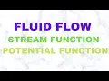 Stream Function Potential function vorticity rotation laplace equation Lecture 2 7