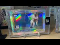 Rare Ken Griffey Jr 2001 Chrome Refractor Reprint of 1992 Topps Card - Authenticated Encased