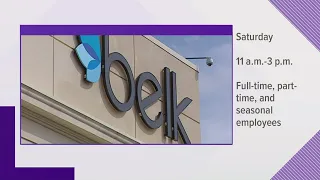 Belk will host hiring event Saturday