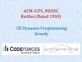 Codeforces Dynamic Programming - ACM ICPC Bottles Rated 1900
